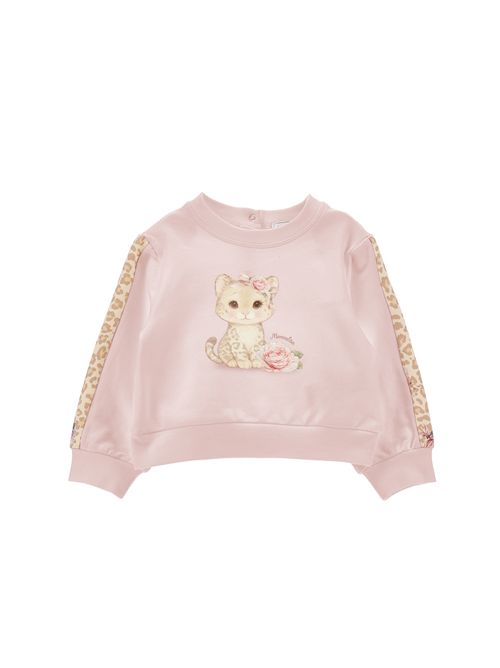 Felpa, bambina, girocollo. MONNALISA | 39H603 8006094F